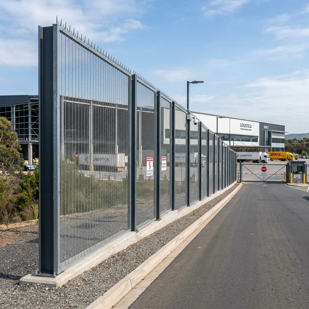 Security fencing works